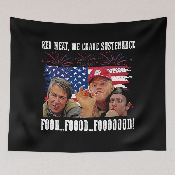 Item preview, Red Meat We Crave Sustenance Food Food Fooooood 4th Of July designed and sold by DVMavix.