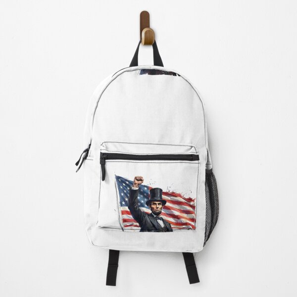 Item preview, Patriotic Abraham Lincoln American Flag Art designed and sold by HUTEND.