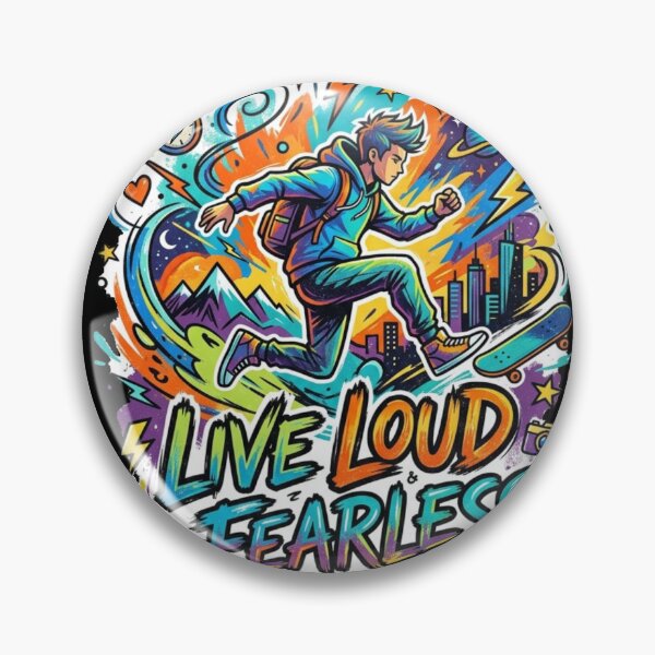 Item preview, Live Loud And Fearless Youth Adventure Club designed and sold by RoyalDeluxGo.