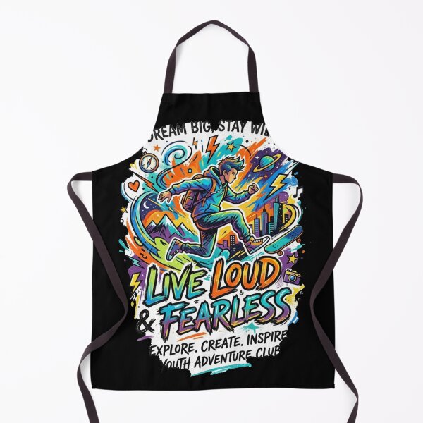 Item preview, Live Loud And Fearless Youth Adventure Club designed and sold by RoyalDeluxGo.