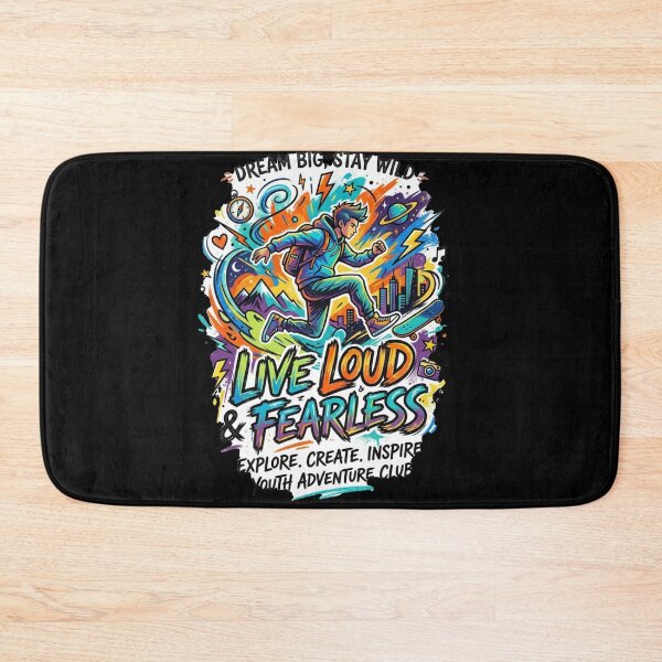 Item preview, Live Loud And Fearless Youth Adventure Club designed and sold by RoyalDeluxGo.