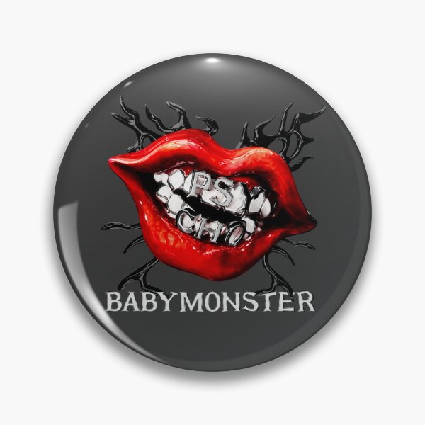 Item preview, BABYMONSTER Psycho Red Lips Grillz Edgy  designed and sold by moamaxshop.