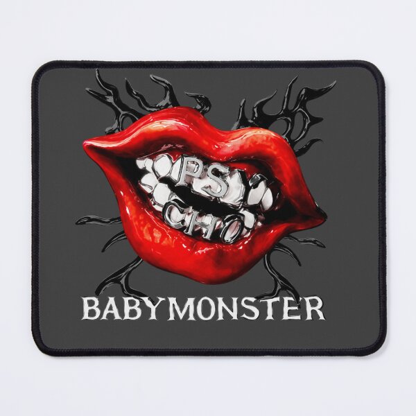 Item preview, BABYMONSTER Psycho Red Lips Grillz Edgy  designed and sold by moamaxshop.