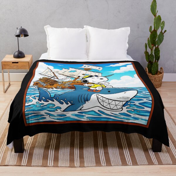Item preview, Snoopy Shark Ocean Pirate Adventure Summer Vacation designed and sold by LysiTHWIP.