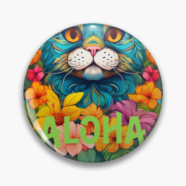 Item preview, Aloha Cat designed and sold by WeaveSphere.