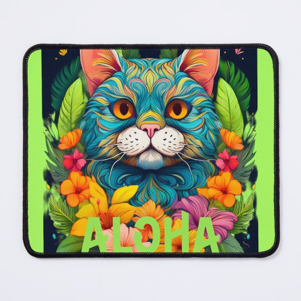 Item preview, Aloha Cat designed and sold by WeaveSphere.