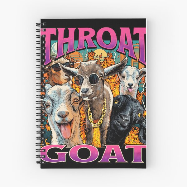 Item preview, Throat Goat Funny Retro 90s Hip Hop Animal Meme designed and sold by Vermanartist.