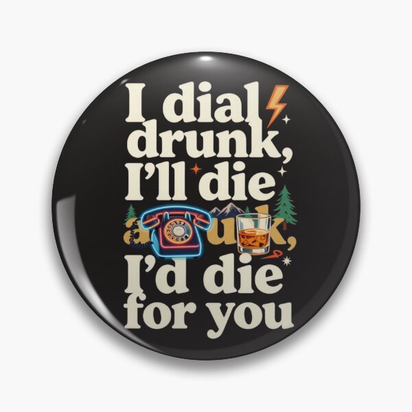 Item preview, I DIAL DRUNK, I’LL DIE A DRUNK, I’D DIE FOR YOU NOAH INSPIRED INDIE-FOLK AESTHETIC T-SHIRT designed and sold by Estte-creative.