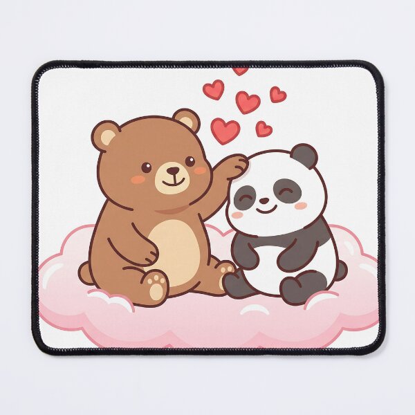 Item preview, Cute Bear And Panda Wholesome Relationship Love designed and sold by MintedMinds.