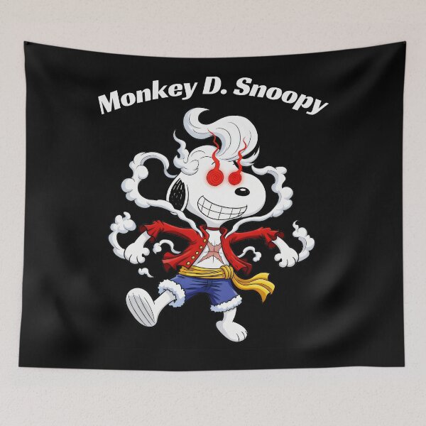 Item preview, Monkey D. Snoopy Anime Fan designed and sold by LysiTHWIP.