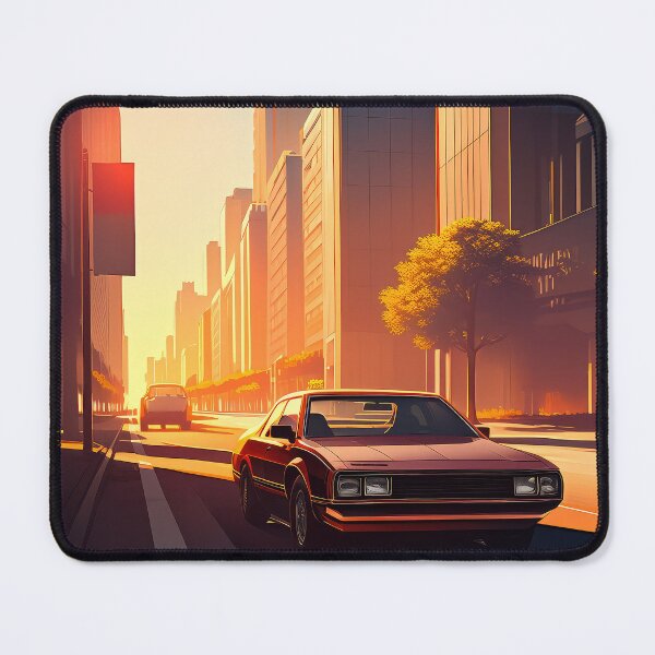 Item preview, Car running through city street anime designed and sold by Art-spree.
