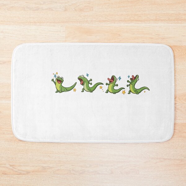 Item preview, Funny Goofy Lizard Poses Cartoon Character designed and sold by HUTEND.
