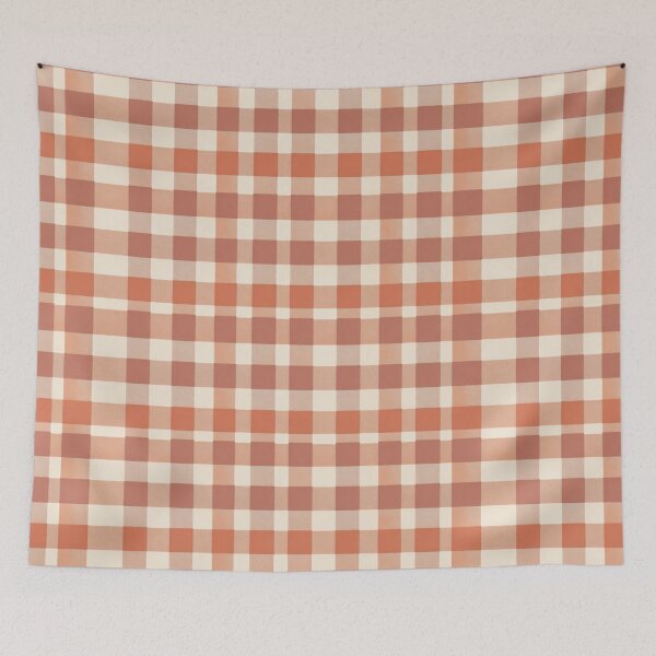 Item preview, Soft Rusty Gingham | Seamless Cottage Farmhouse Check Pattern designed and sold by Bound for Wonder.