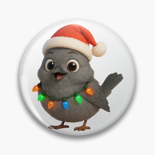 Item preview, Christmas Gray Catbird Songbird designed and sold by Sillytoe.