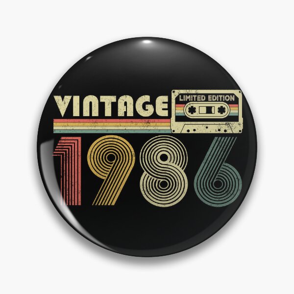 Item preview, Vintage 1986 40th Birthday Cassette Tape Distressed Design designed and sold by FernaRoje.