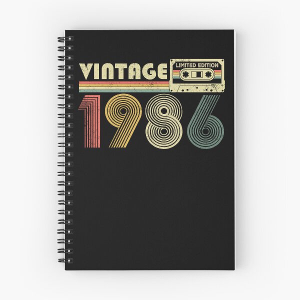 Item preview, Vintage 1986 40th Birthday Cassette Tape Distressed Design designed and sold by FernaRoje.