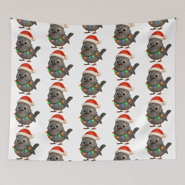 Item preview, Christmas Gray Catbird Songbird designed and sold by Sillytoe.