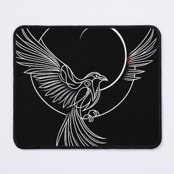Item preview, Minimalist Line Art Bird with Moon designed and sold by Radhamadhaba Pattachitra Vibes”.