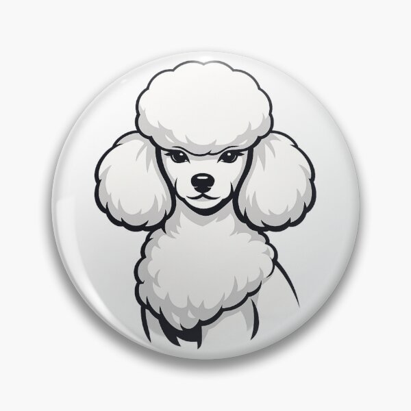 Item preview, Minimalist Toy Poodle Vector Art Print designed and sold by tineldesign.