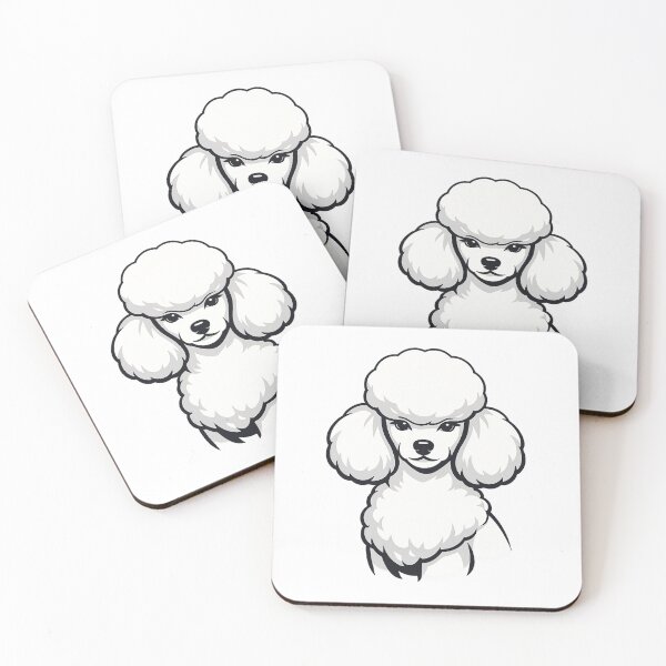 Item preview, Minimalist Toy Poodle Vector Art Print designed and sold by tineldesign.
