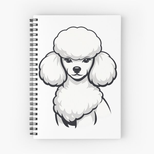 Item preview, Minimalist Toy Poodle Vector Art Print designed and sold by tineldesign.