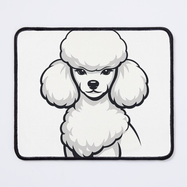 Item preview, Minimalist Toy Poodle Vector Art Print designed and sold by tineldesign.
