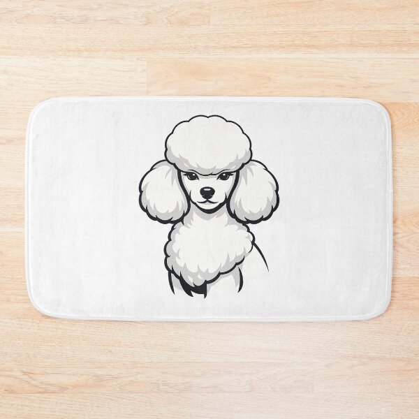Item preview, Minimalist Toy Poodle Vector Art Print designed and sold by tineldesign.
