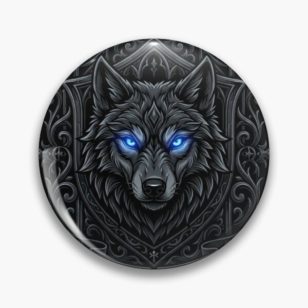 Item preview, Shadow Wolf Crest designed and sold by Stickersdevelop.