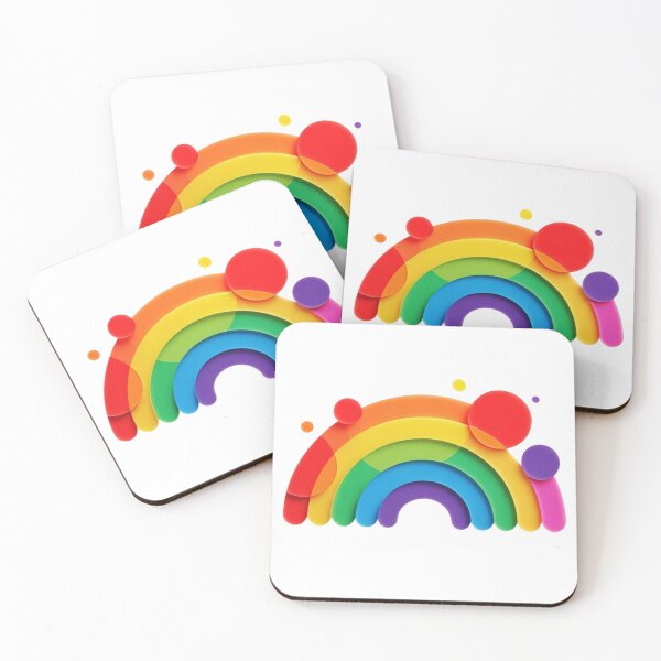 Item preview, Retro Wavy "Queer Joy" Sublimation PNG – 70s Psychedelic Rainbow Pride Design designed and sold by CodellCreations.