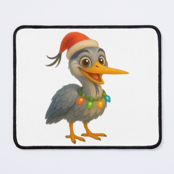 Item preview, Christmas Great Blue Heron designed and sold by Sillytoe.