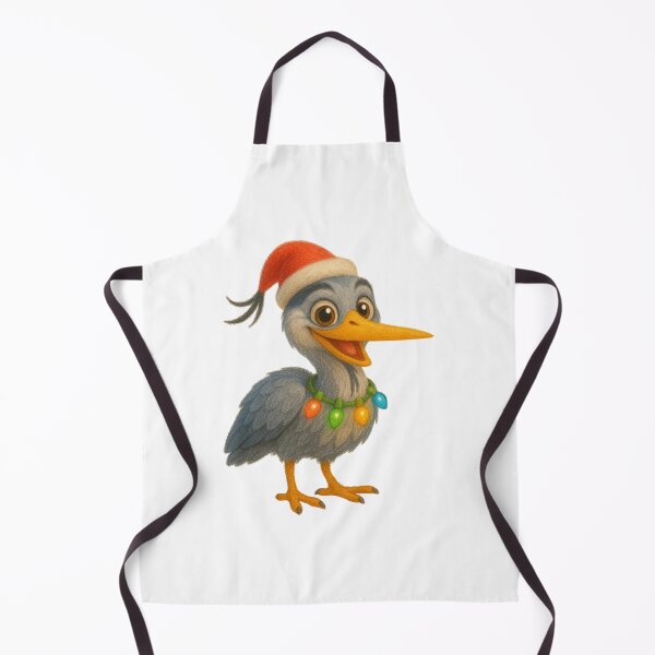 Item preview, Christmas Great Blue Heron designed and sold by Sillytoe.
