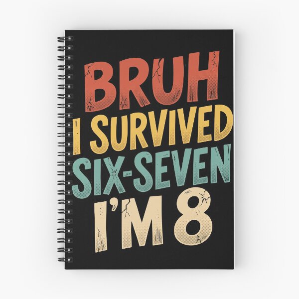 Item preview, Bruh I Survived Six Seven Im 8 Funny 8th Birthday designed and sold by Vermanartist.