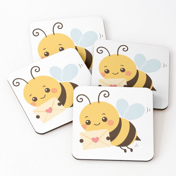 Item preview, Cute Bumble Bee Love Letter designed and sold by teeperfect.