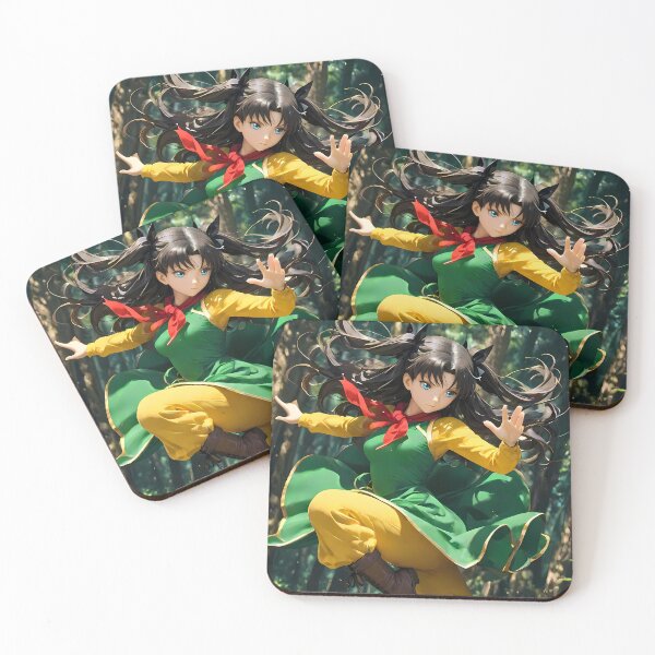 Item preview, Rin Tohsaka Fate Stay Night Forest Leap Heroic Motion designed and sold by 108Recordings.