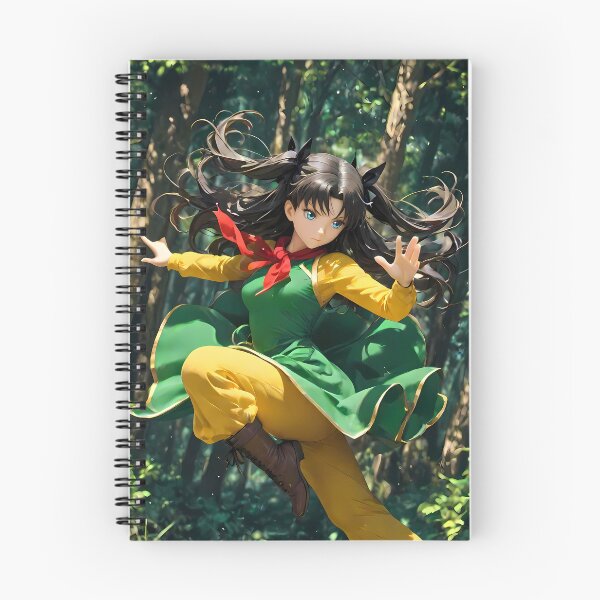 Item preview, Rin Tohsaka Fate Stay Night Forest Leap Heroic Motion designed and sold by 108Recordings.