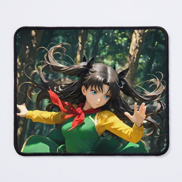 Item preview, Rin Tohsaka Fate Stay Night Forest Leap Heroic Motion designed and sold by 108Recordings.