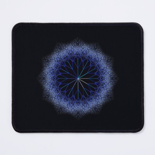 Item preview, Frost — Blue Crystal Geometric Art Print designed and sold by VeluxCreative.