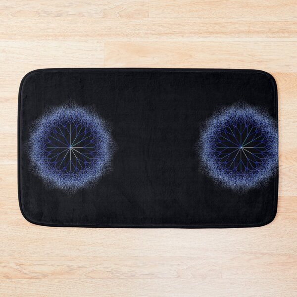 Item preview, Frost — Blue Crystal Geometric Art Print designed and sold by VeluxCreative.