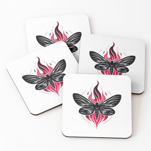 Item preview, Aesthetic Flaming Butterfly Dark Art designed and sold by Radhamadhaba Pattachitra Vibes”.