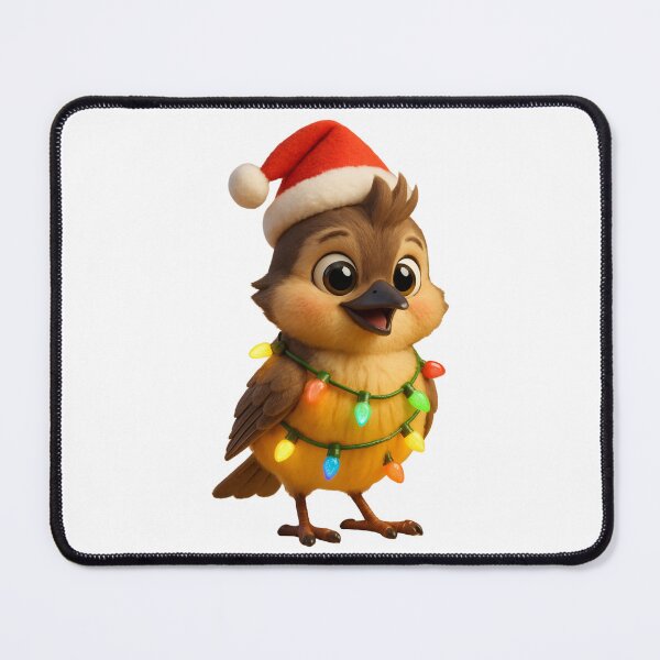 Item preview, Christmas Great Crested Flycatcher designed and sold by Sillytoe.