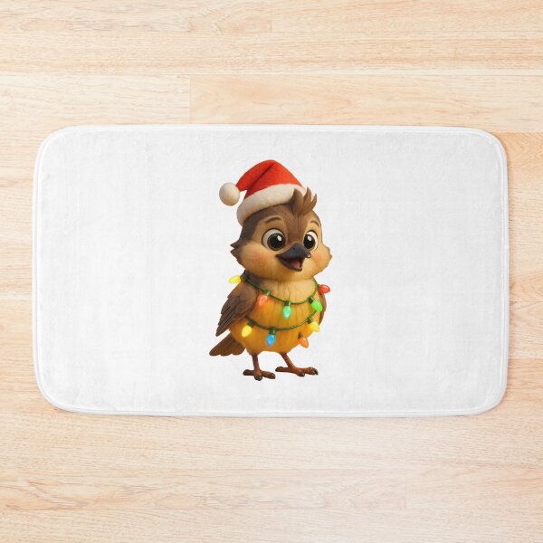 Item preview, Christmas Great Crested Flycatcher designed and sold by Sillytoe.