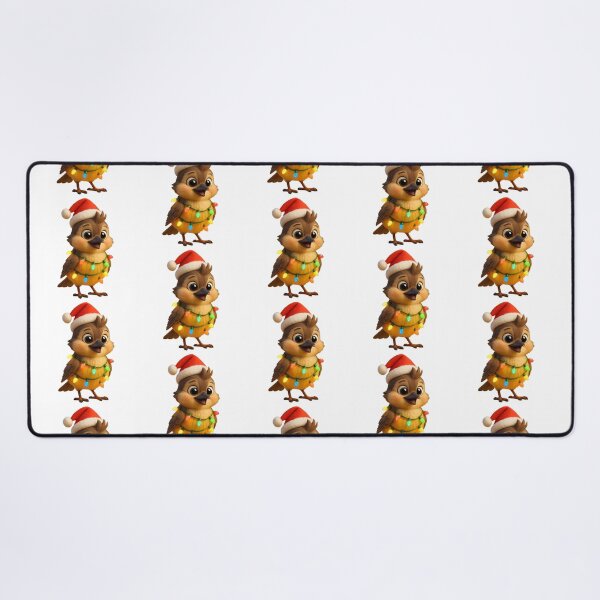 Item preview, Christmas Great Crested Flycatcher designed and sold by Sillytoe.