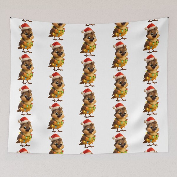 Item preview, Christmas Great Crested Flycatcher designed and sold by Sillytoe.