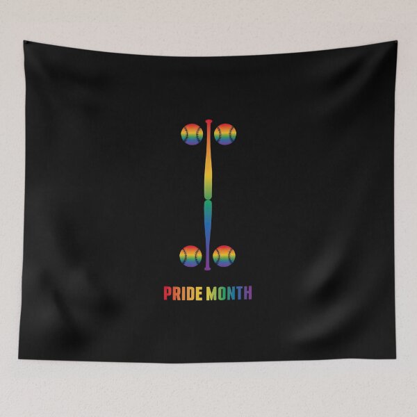 Item preview, Baseball Pride Month Logo designed and sold by VortexdagoArt.