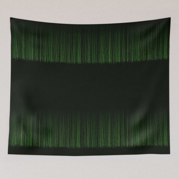 Item preview, Canopy — Green Forest Particle Stream Art Print designed and sold by VeluxCreative.