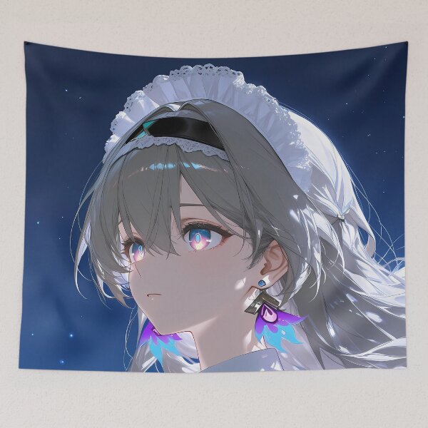 Item preview, Firefly Honkai Star Rail Celestial Portrait Blue Night designed and sold by 108Recordings.