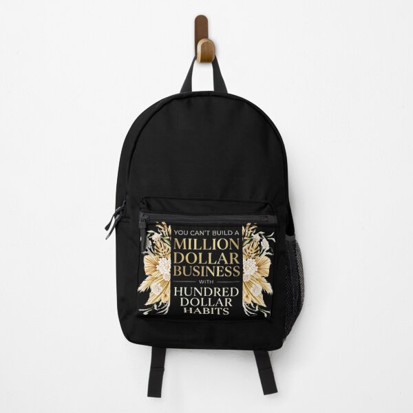 Item preview, Minimalist CEO Motivation Quote You Can't Build A Million Dollar Business With Hundred Dollar Habits designed and sold by Im-Ara.