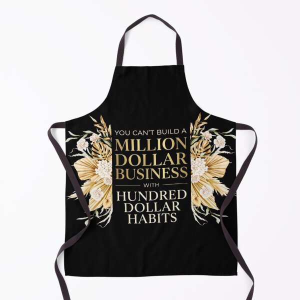 Item preview, Minimalist CEO Motivation Quote You Can't Build A Million Dollar Business With Hundred Dollar Habits designed and sold by Im-Ara.