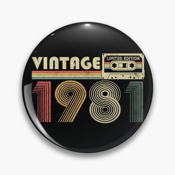 Item preview, Vintage 1981 45th Birthday Cassette Tape Distressed Design designed and sold by FernaRoje.