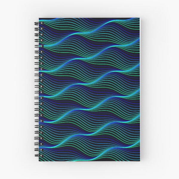 Item preview,  Tide — Ocean Blue Flow Field Art Print designed and sold by VeluxCreative.
